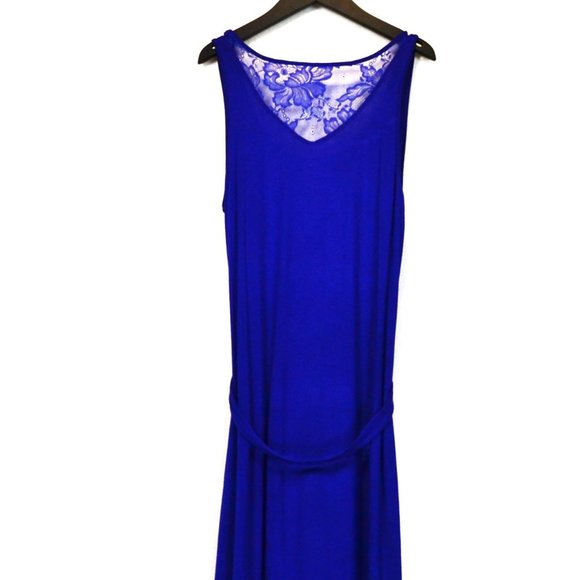 Maxi Dress flowy  Whimsigoth Sleeveless   Lace Medium - Picture 6 of 10